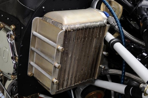 Oil Cooler Flange Before Modifications