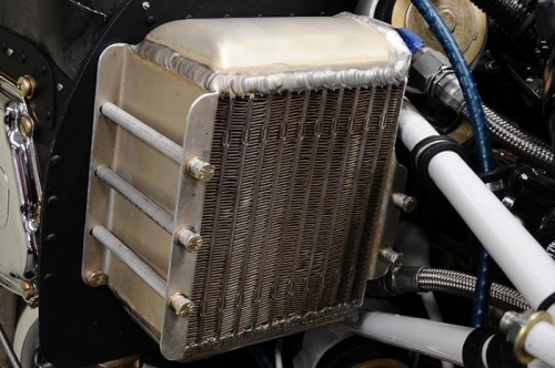 Oil Cooler Flange After Modifications