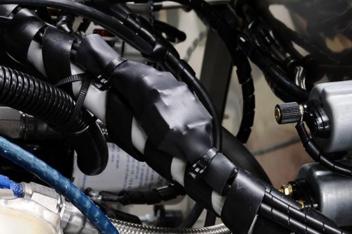 Connectors Re-sealed With Heat Shrink