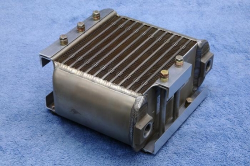 Oil Cooler With New Brackets