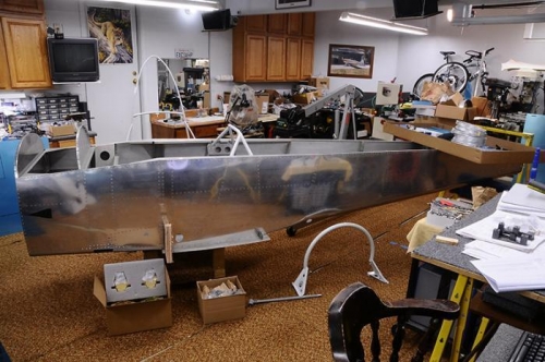 Unpacking Replacement Fuselage