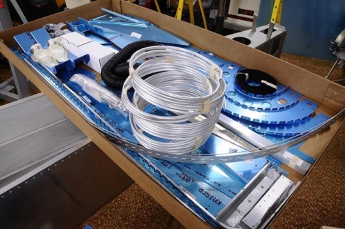 Unpacking Replacement Fuselage