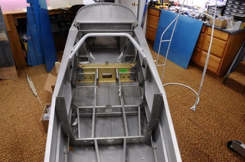 Unpacking Replacement Fuselage