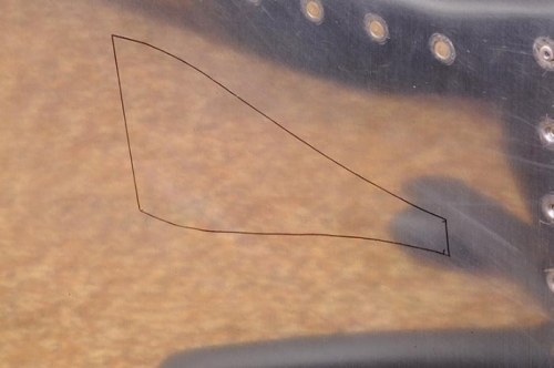 Right Side NACA Vent Cutout