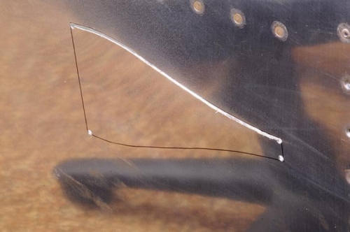 Right Side NACA Vent Cutout