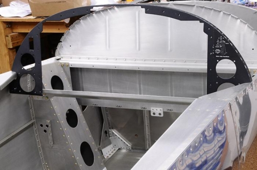 Instument Panel Mounts On The New Fuselage