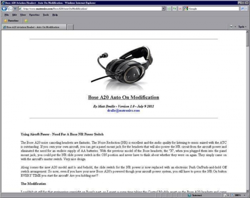 Sample Screen Shot From Web Site