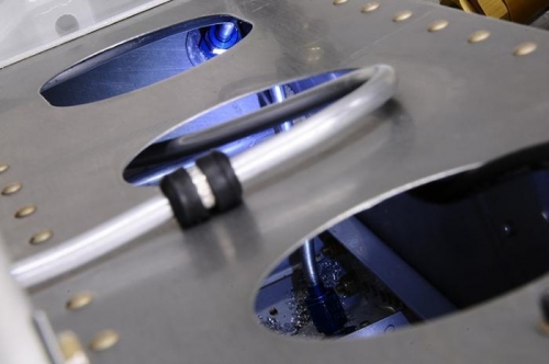 Gear Tower Fuel Vent & Brake Line Installation - Left