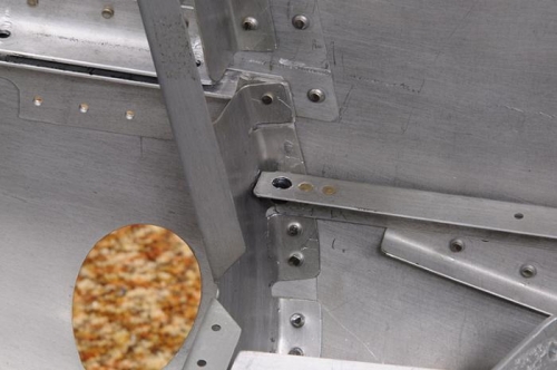 Flap Weldment, Motor & Sensor Mounted