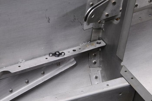 Flap Weldment, Motor & Sensor Mounted