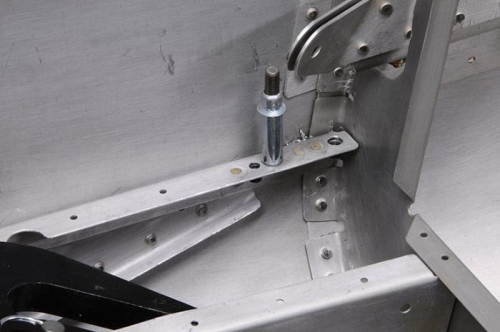 Flap Weldment, Motor & Sensor Mounted