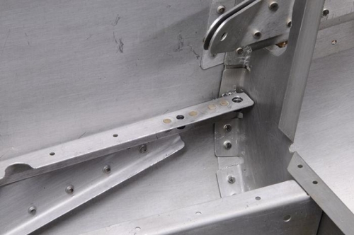 Flap Weldment, Motor & Sensor Mounted