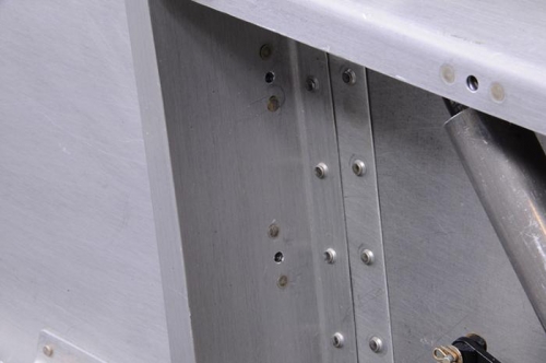 Flap Weldment, Motor & Sensor Mounted