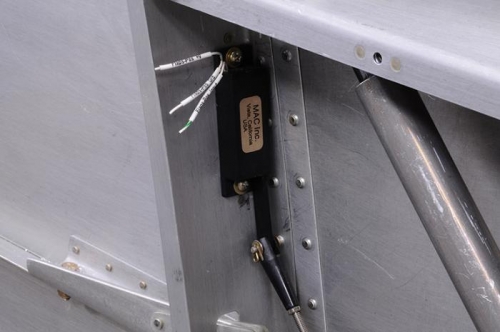 Flap Weldment, Motor & Sensor Mounted