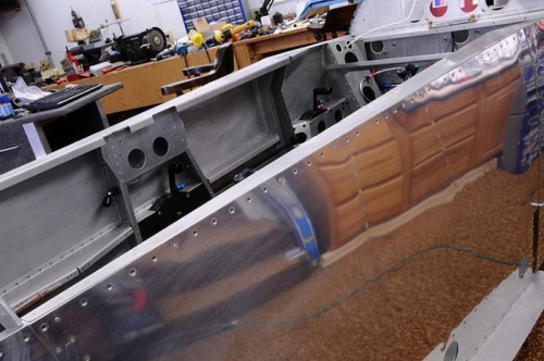 Canopy Side Rail Fuselage Riveting