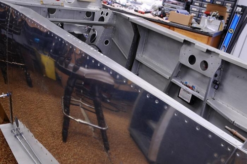 Canopy Side Rail Fuselage Riveting