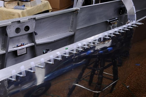 Canopy Side Rail Fuselage Riveting
