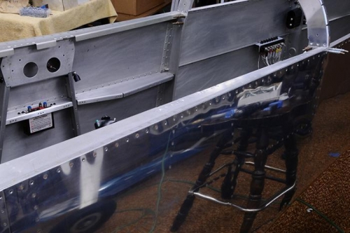 Canopy Side Rail Fuselage Riveting