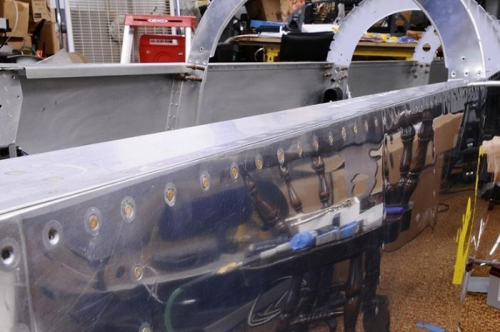 Canopy Side Rail Fuselage Riveting