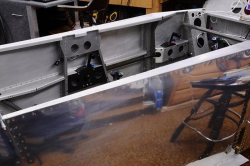 Canopy Side Rail Fuselage Riveting