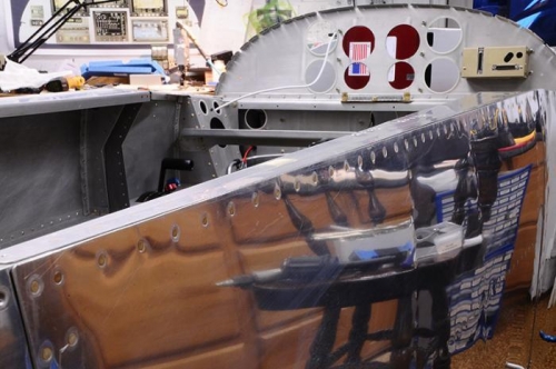 Canopy Side Rail Fuselage Riveting