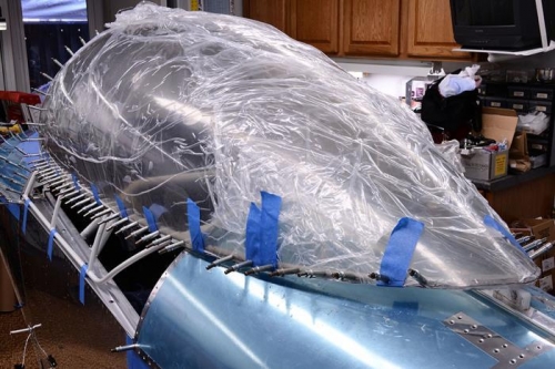 Fitting Canopy To Frame & Drilling