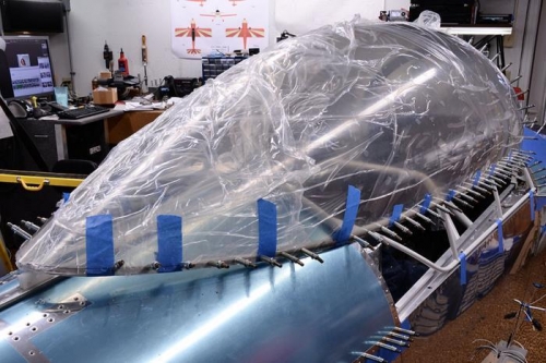 Fitting Canopy To Frame & Drilling