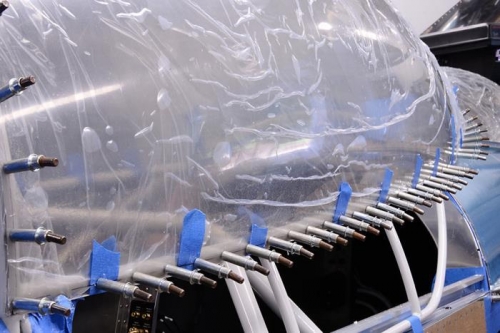 Fitting Canopy To Frame & Drilling