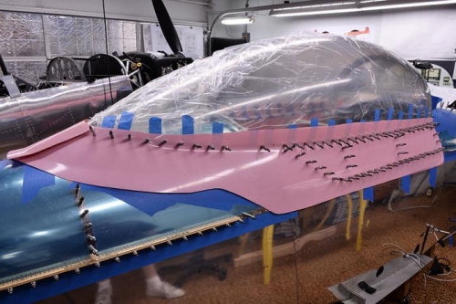 Right Side Skirt Cleco'd In Place