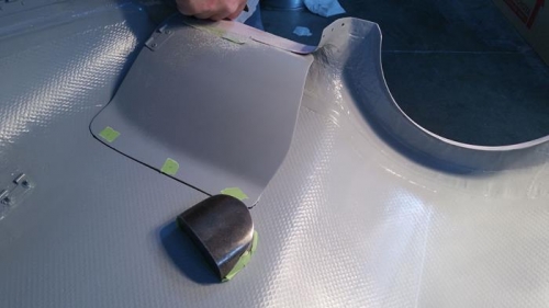 New Cowling Interior Primed