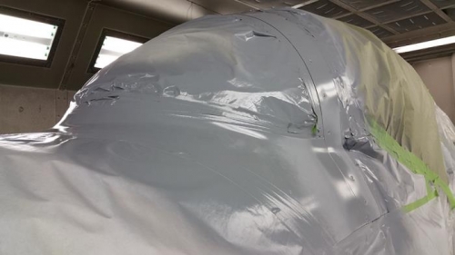 Windshield Seam Touch Up & Primer Sanding