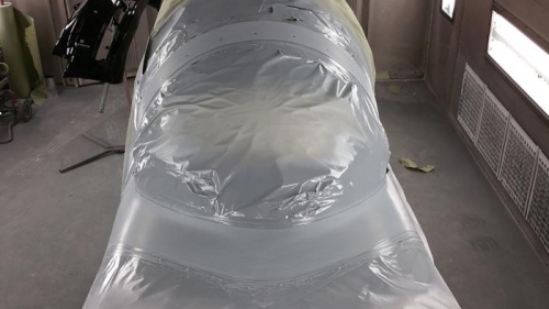 Windshield Seam Touch Up & Primer Sanding