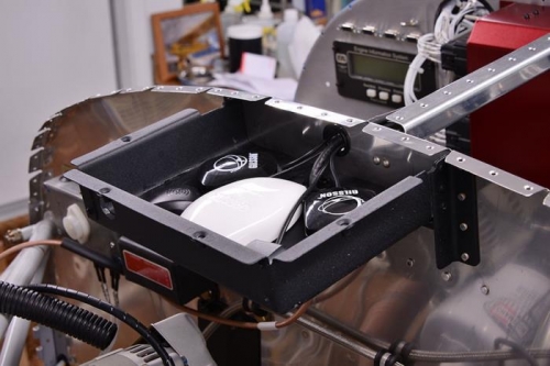 Riveting GPS Antenna Box To Firewall