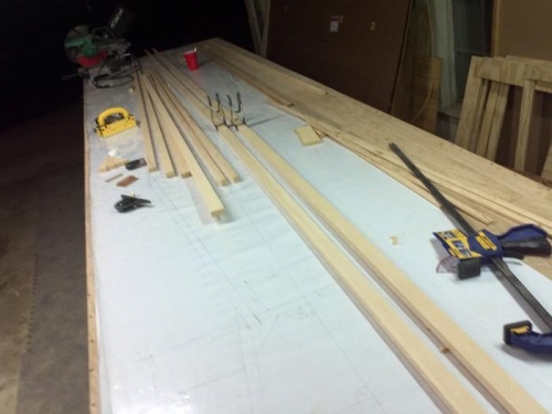 joining the uppler longerons at the scarf joint