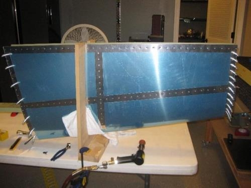 Right HS Skin Internal Riveting Complete Bottom