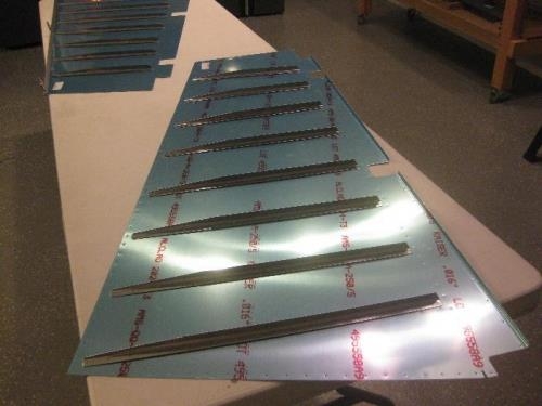 All stiffeners cut to length