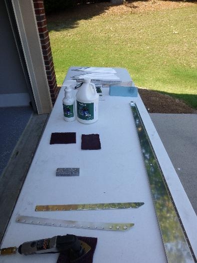 Rudder Pre-kote Started