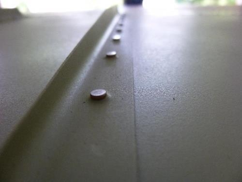 Stiffener Rivets. Beautiful!