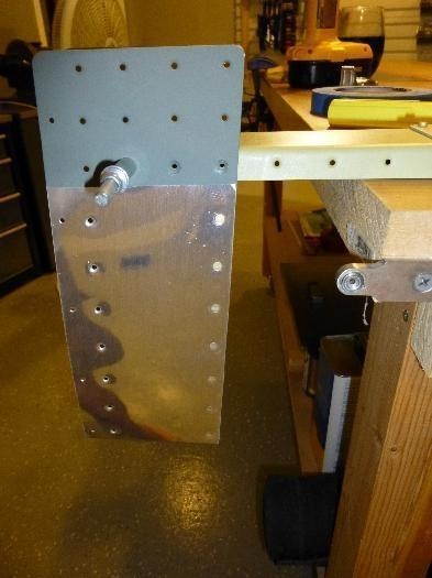 Counterbalance skin primed & riveted