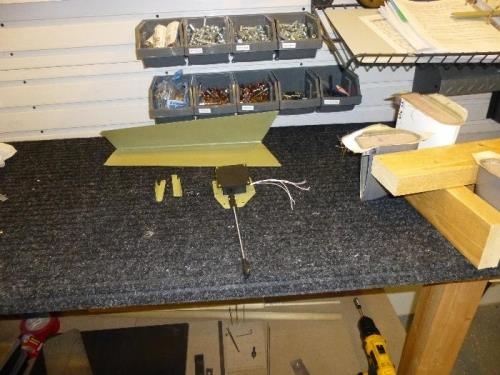 Primed & assembled trim tab stuff