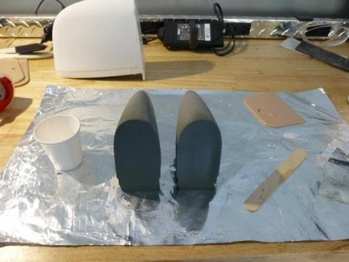 Filled, Contoured & Temp Primed