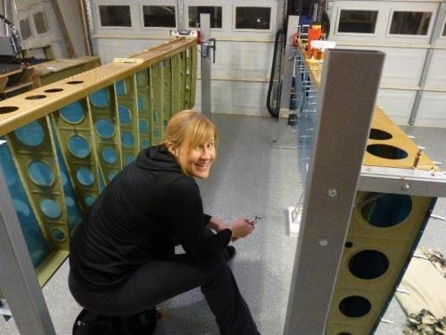 6 months pregnant & building