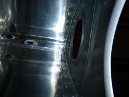 Internal tank reinforcemnt strip holes