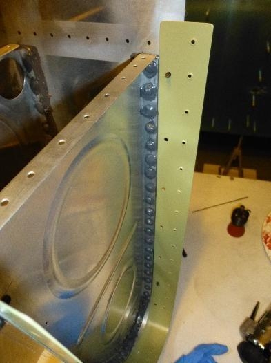 Joint Plate Clecoed In place