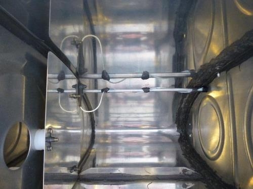 Outboard sender plate wire supports