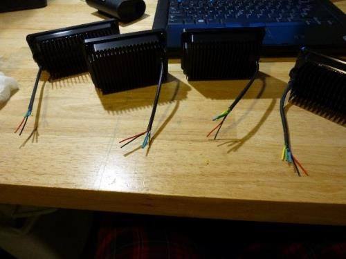 Unused wires sealed up