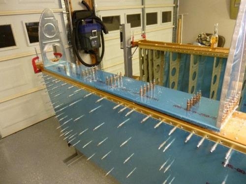 Done Match drilling Tank & Rear Baffle / Z-Brackets