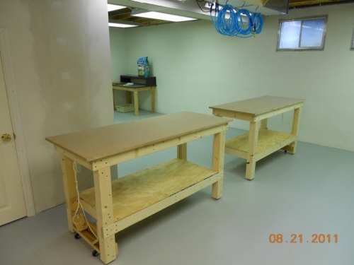 Built Two Workbenches
