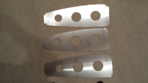 Lightening/flanging holes cut.