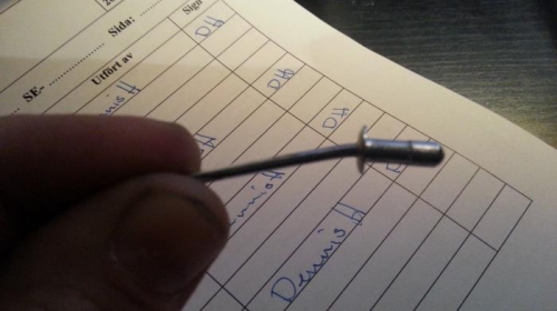 Very good method of riveting bad angles.